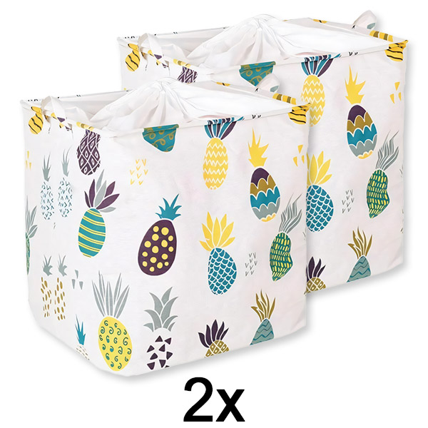 2x Kokkupandav suur hoiukast CLOTHBOX