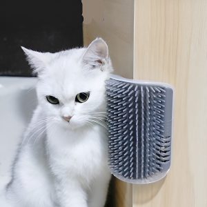 Nurgahari kassi enesehoolduseks – kinnitamine liimi või kruvidega | CATGROOM