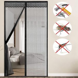 Magnetiline sääsevõrk uksele, isesulguv | INSECTPROTECT
